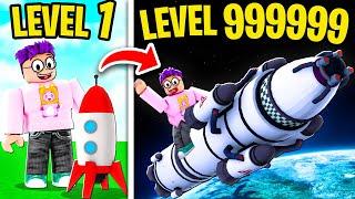 We Break The WORLD RECORD In ROBLOX 3-2-1 BLAST OFF SIMULATOR! (WE WENT TO MARS!)