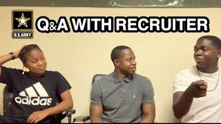 Q&A WITH MY ARMY RECRUITER | INFANTRY SOLDIER | US ARMY