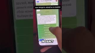 КАК ПРОДАТЬ МОНЕТЫ В ХАМСТЕР КОМБАТ #hamstercombat #хамстеркомбаткомбо #хамстеркомбо #хомяк