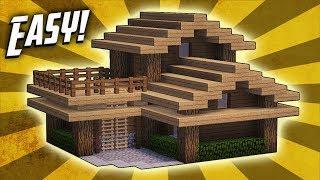 Minecraft: How To Build A Survival Starter House Tutorial (#9)