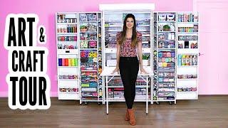 ALL MY ART SUPPLIES // DreamBox Craft Storage Tour