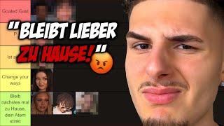 ''BLEIBT LIEBER ZU HAUSE!''  BACHELORBBYS SUBATHON GÄSTE TIER LIST