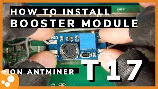 Hashboard repair: How to install a MT3608 boost converter module on an Antminer T17