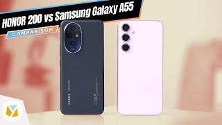 HONOR 200 vs Samsung Galaxy A55 Comparison Review