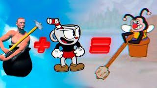 Getting Over It в стилистике Cuphead (Но хуже)