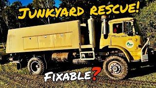 RESCUED Bedford 4x4 Army Style Fire Truck Repairs