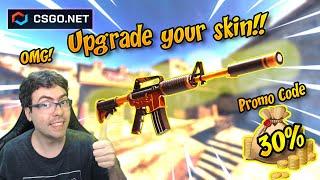 Rise the skin here!! -  CSGO.NET PROMO CODE 2024