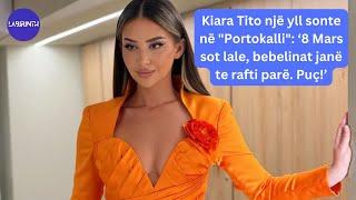 Kiara Tito një yll sonte në "Portokalli": '8 Mars sot lale, bebelinat janë te rafti parë. Puç!'