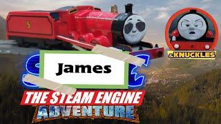 James The Steam Engine Adventure & knuckles