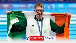 Daniel Wiffen claims gold for Ireland in 800m freestyle