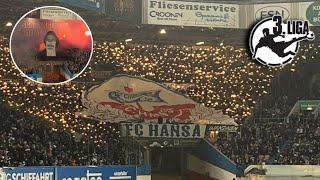  ULTRAS Hansa Rostock Atmosphere in Ostseestadion • 3Liga • FCH vs Hannover 96 II FT(1-0)