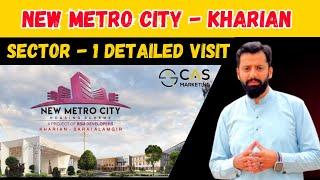 New Metro City Kharian Complete Sector-1 Site Visit | Cas Marketing