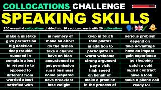 Memorise These 200 Collocations To Challenge Your English Speaking Skills!