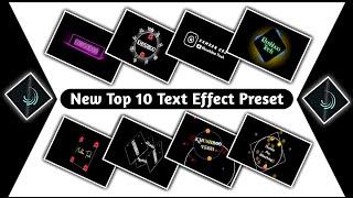 Top 10 Text Animation Preset|Emoji Text Effect Alightmotion EditingText Effect PresetKhushbooTech