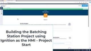 Building the Batching Station Project using Ignition
