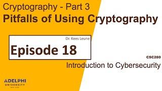 Introduction to cryptography: Risks and Pitfalls