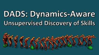 Dynamics-Aware Unsupervised Discovery of Skills (Paper Explained)