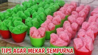 resep kue mangkok mekar 1 kg tepung InsyaAllah anti gagal