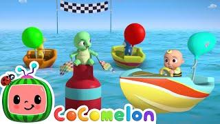 Balloon Boat Race | Cocomelon | Life at Sea | Kids Ocean Learning | Toddler Show