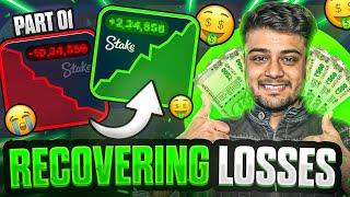 I TRIED RECOVERING ALL MY LOSSES on STAKE! (PART 1)