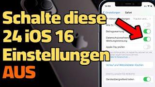 iOS 16 Einstellungen, die du SOFORT abschalten solltest