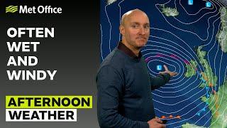 26/01/2025 –  Unsettled for most – Afternoon Weather Forecast UK – Met Office Weather