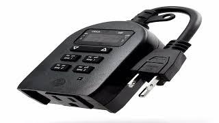 Great product -  myTouchSmart Indoor/Outdoor Plug-In Digital Timer, One Grounded Outlet, Two Easy-to