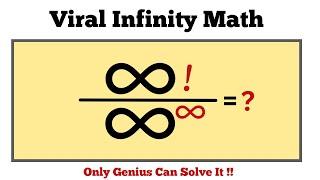 Infinity Factorial Over Infinity Power Infinity | Viral Math Problem | Premath | Maths | Pi Nerds