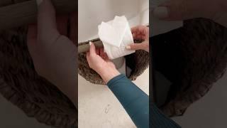 How to fold heart shaped toilet paper #organization #folding #home #hack #how