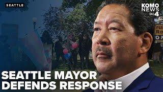 Seattle mayor defends response to rally at park, brushes off FBI investigation threat