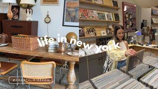 nyc vlog | nyc apartment updates & vinyl shopping in greenpoint