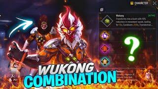 Best "WUKONG" Character Combination in Free fire || Use  Clash squad And Br-Ranked