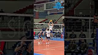 Strong volley hit  #shorts #viral