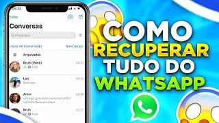 Não fiz backup do WhatsApp no iPhone, como recuperar conversas ANTIGAS