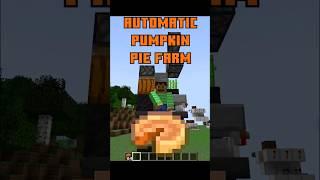 Infinite Pumpkin Pie Farm using 1.21 Crafter  #minecraft #autocraft #minecraftfarm