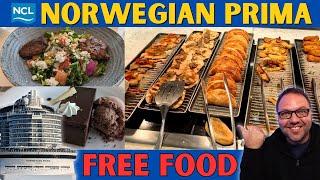 FREE Norwegian Prima Food: What to Expect!