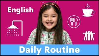 My Daily Routine with Aria | How to express your daily routine in English