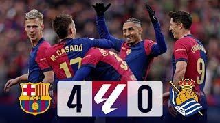 BARCELONA 4-0 REAL SOCIEDAD, LA LIGA 2024/25 - MATCH REVIEW