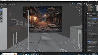 Creating an Abandoned City from Scratch in Blender | 3D Modeling Tutorial