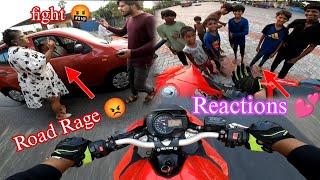 Super Bike ||  Road Rage  || Car na thok Diya    Benelli 600i Reactions 