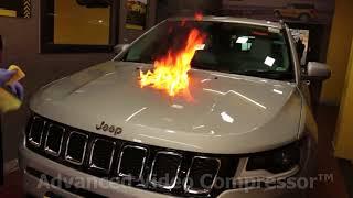 FIRE RESISTANT TEST AFTER ESPERTO NANO CERAMIC 9H COATING - BRAND NEW JEEP COMPASS