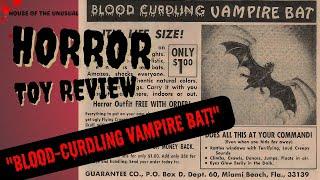 HORROR TOY REVIEW: "Blood-Curdling Vampire Bat!" Rare 70s Comic Book Nostalgia!  #HouseOfTheUnusual®