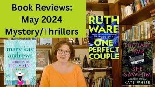 NEW RELEASE MYSTERY/THRILLER BOOK REVIEWS 2024 | Fun summer reads!