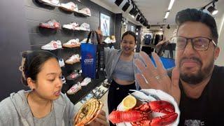 Hone Vale Saas Sasur Ji ke Liye Kiya Shopping️Aur Khaya Pehli Baar Lobster || Alisha Thapa