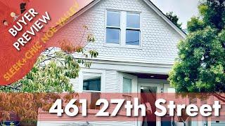 Buyer Preview:  461 27th Street, San Francisco, Noe Valley Sleek and Stunning Single-Family Home 4K