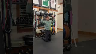 Tall Kneeling DB Overhead Press