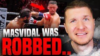 JORGE MASVIDAL GOT ROBBED.. HE BEAT NATE DIAZ | Full Fight Breakdown