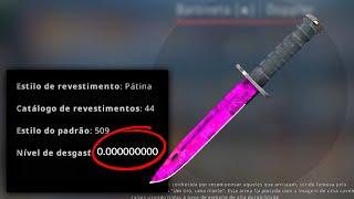 pensei que isso jamais aconteceria: 0.00000000000000... A PRIMEIRA SKIN com float PERFEITO no CS:GO