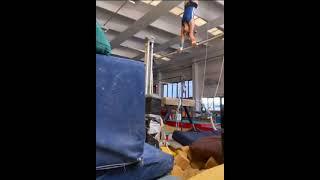 carolina james uneven bars training