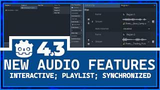 Create Amazing Audio Logic with the new Game Changing AudioStream Types in Godot 4.3!